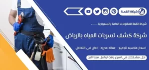 شركة كشف تسربات المياه شمال الرياض